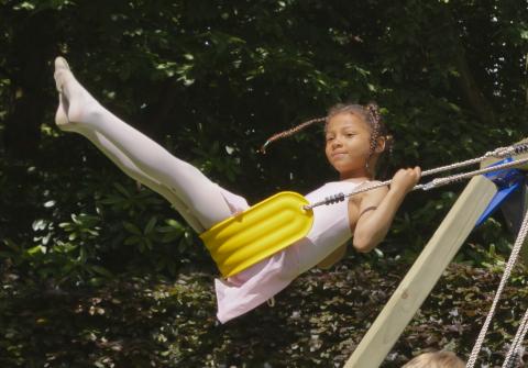 Flexible wraparound swing seat - Blue Rabbit 2.0